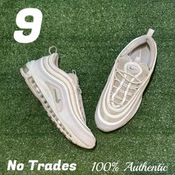 Size 9 Nike Air Max 97 “Platinum White” 🚄
