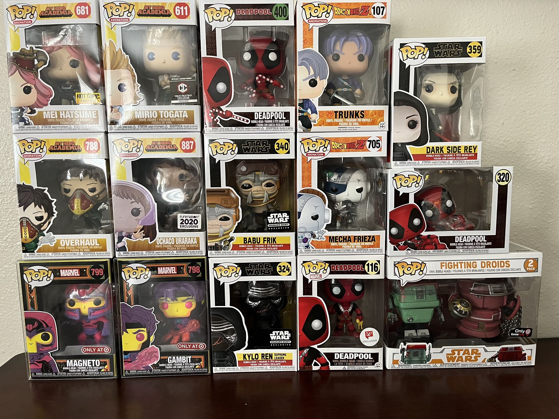 Funko Pop Different Types