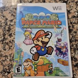 SUPER PAPER MARIO FOR NINTENDO WII