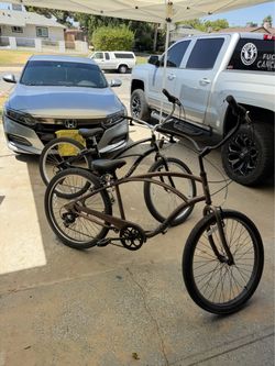 His and Her Electra beach cruisers 7 speed Bikes