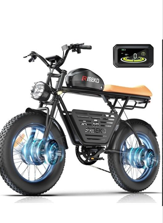 Electric Cruiser Bike Dual Motor 1500W 35MPH