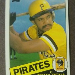 Tony Pena Topps 1985 Pittsburgh Pirates #358 Baseball Card Vintage Collectible Sports MLB
