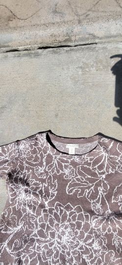 Brown flower jacket Small