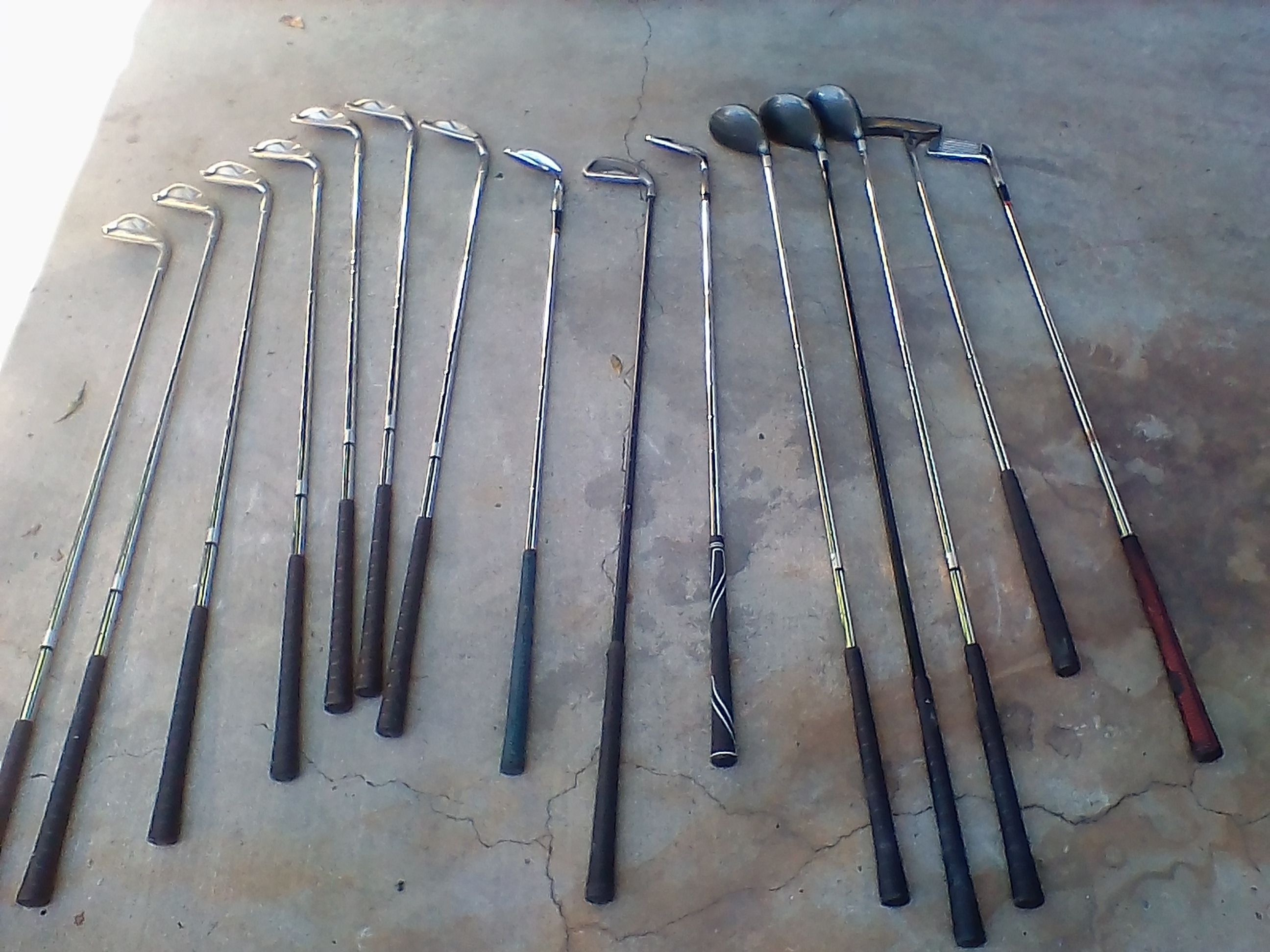 15 golf clubs