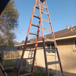 10ft Fiberglass Aluminum Aframe Ladder 