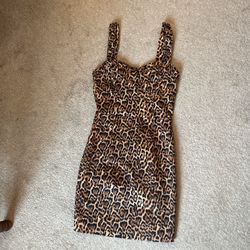 Zara Leopard Print Dress Size XS