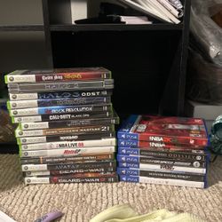 XBOX 360 and PS4 games