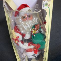 Vintage 24” Santa Clause Motion & Light Figure  By Santas Best Working 