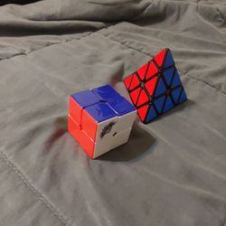 Two By Two and Triangle Rubix Cubes 