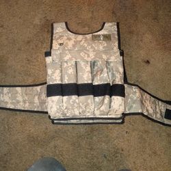 Cross 101 Weighted Camo Vest 10 Sandbags Five Front Five Back