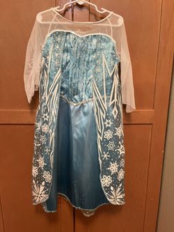 Disney Frozen Karaoke Machine, Elsa Costume Dress SZ 4/5 & Magic Wand