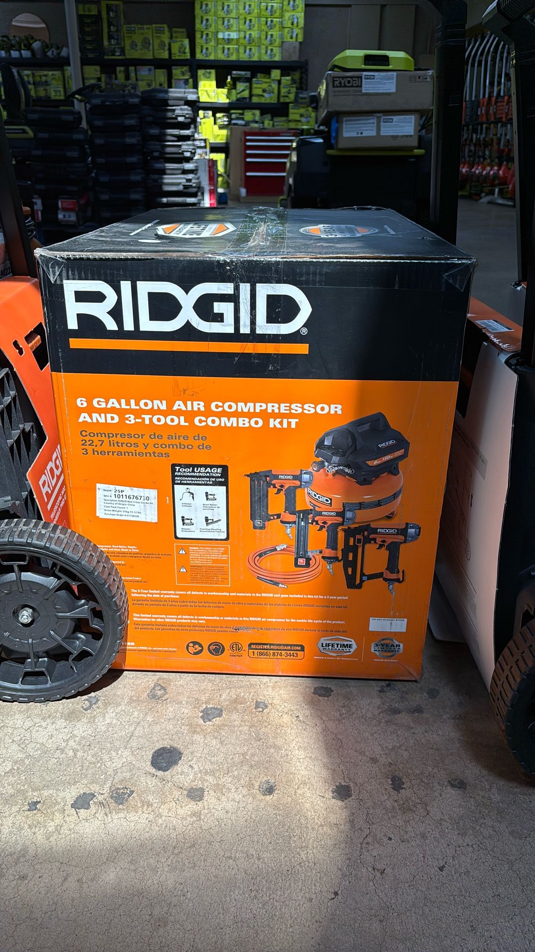 Ridgid Air Compressor Kit