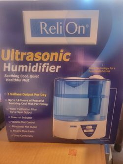 ReliOn Ultrasonic Cool Mist Humidifier