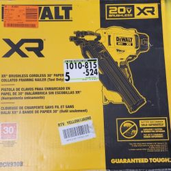 Dewalt 20-Volt 30° Cordless Framing Nailer (Tool-Only)(Model: DCN930)