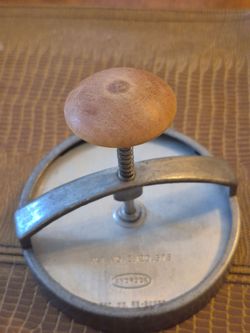 Vintage Androck hamburger press 1950s