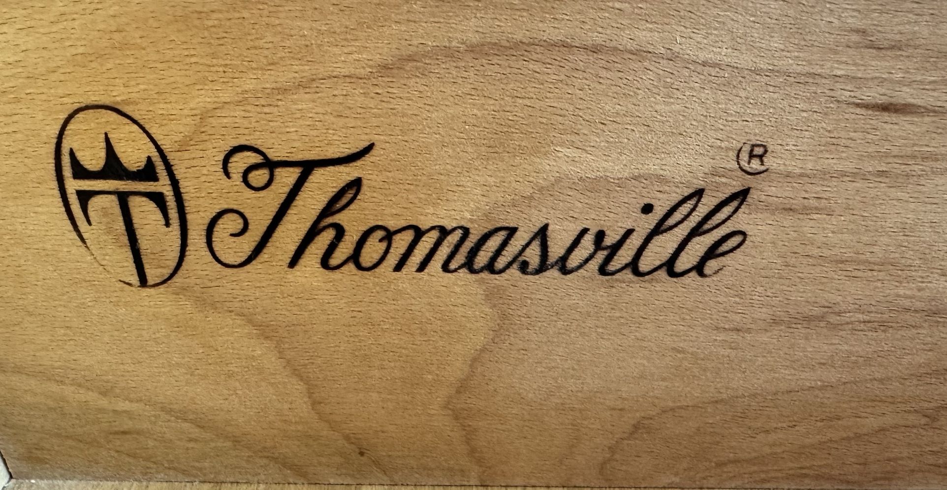 Thomasville 1980’s Modern China Cabinet - Topaz Collection