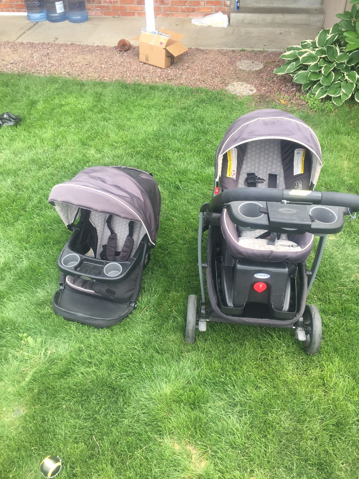 Stroller and baby seat 4 in 1