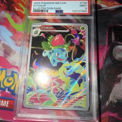 ivysaur illustration rare psa 9 134/132