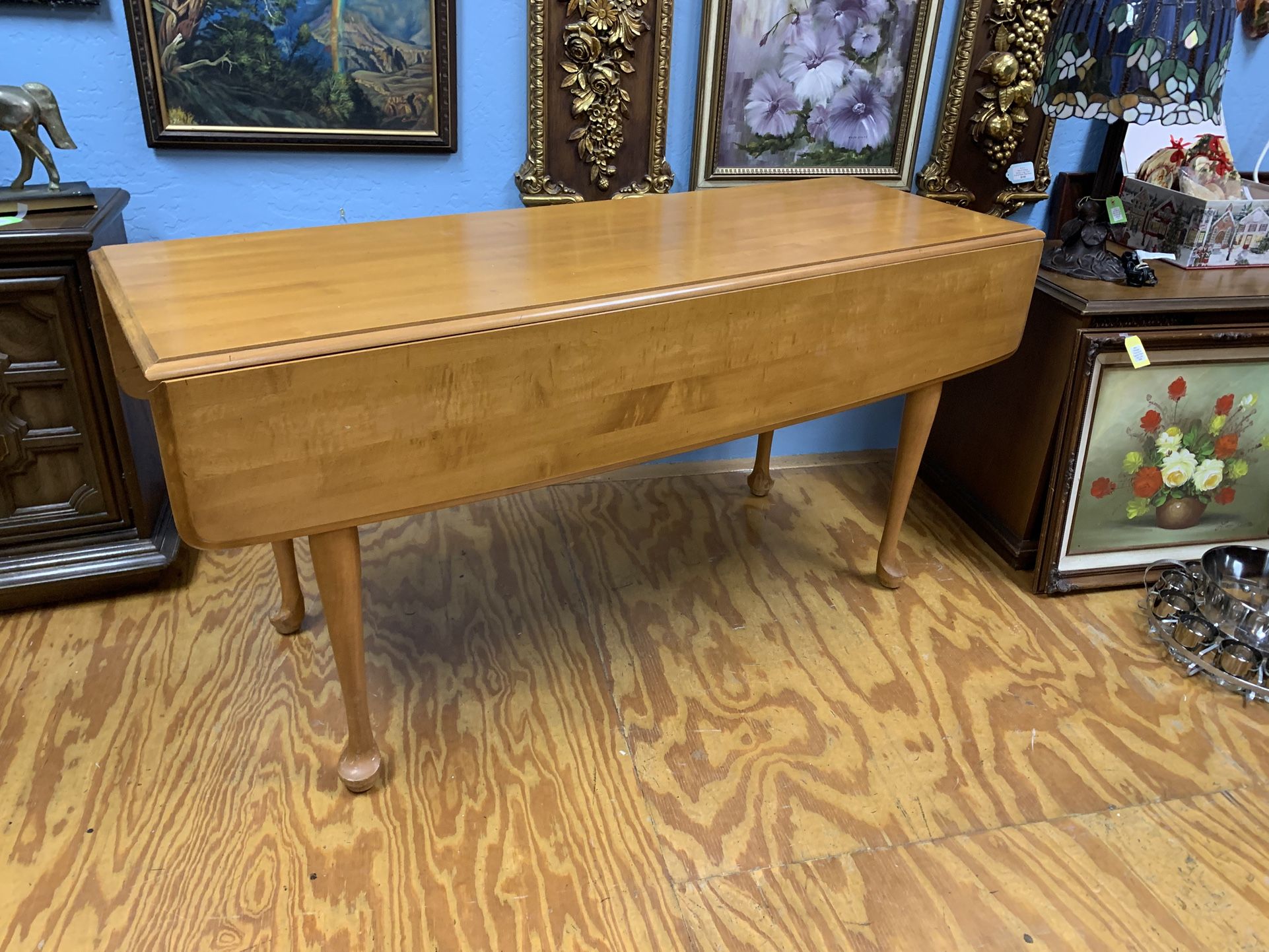 Vintage Maple Drop Leaf Table