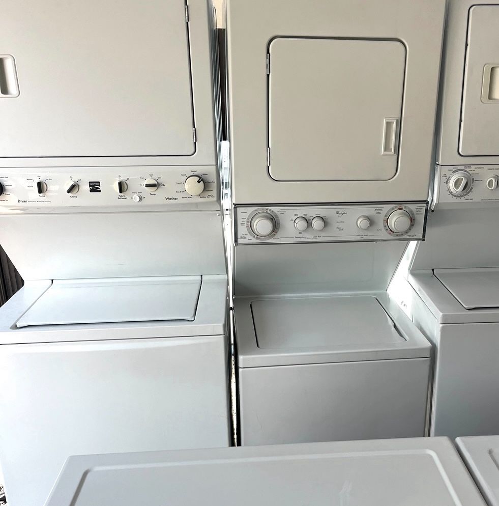Stackable washer and dryer 3 months warranty Delivery dade and broward