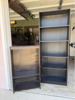 Black/brown shelves free