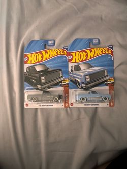 Hot wheels 83’ Chevy silverados