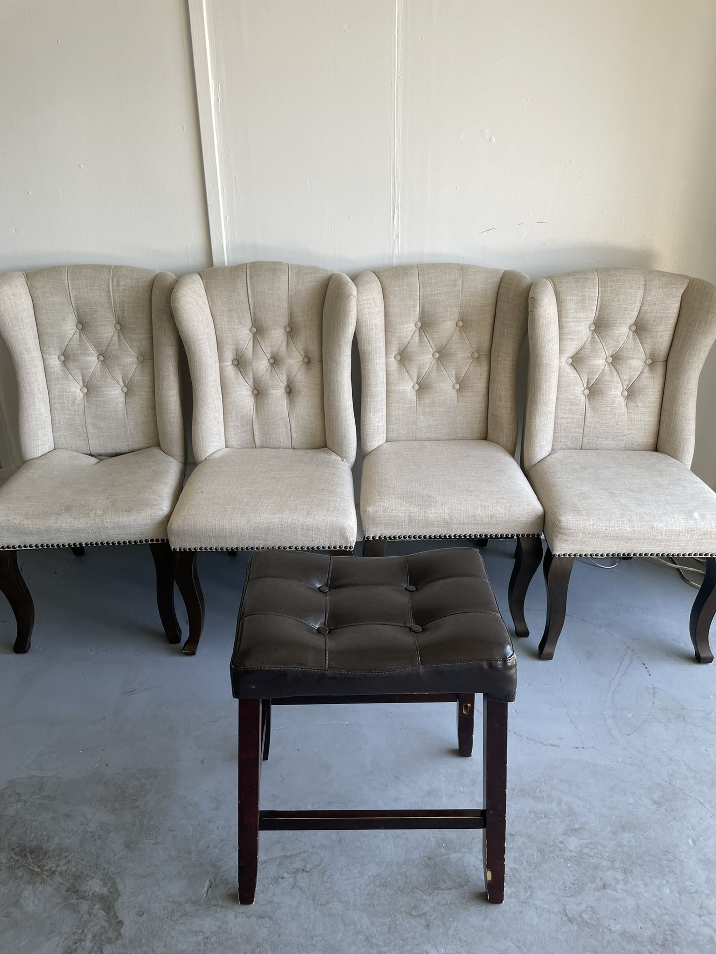 Dining Room Chairs And Stool