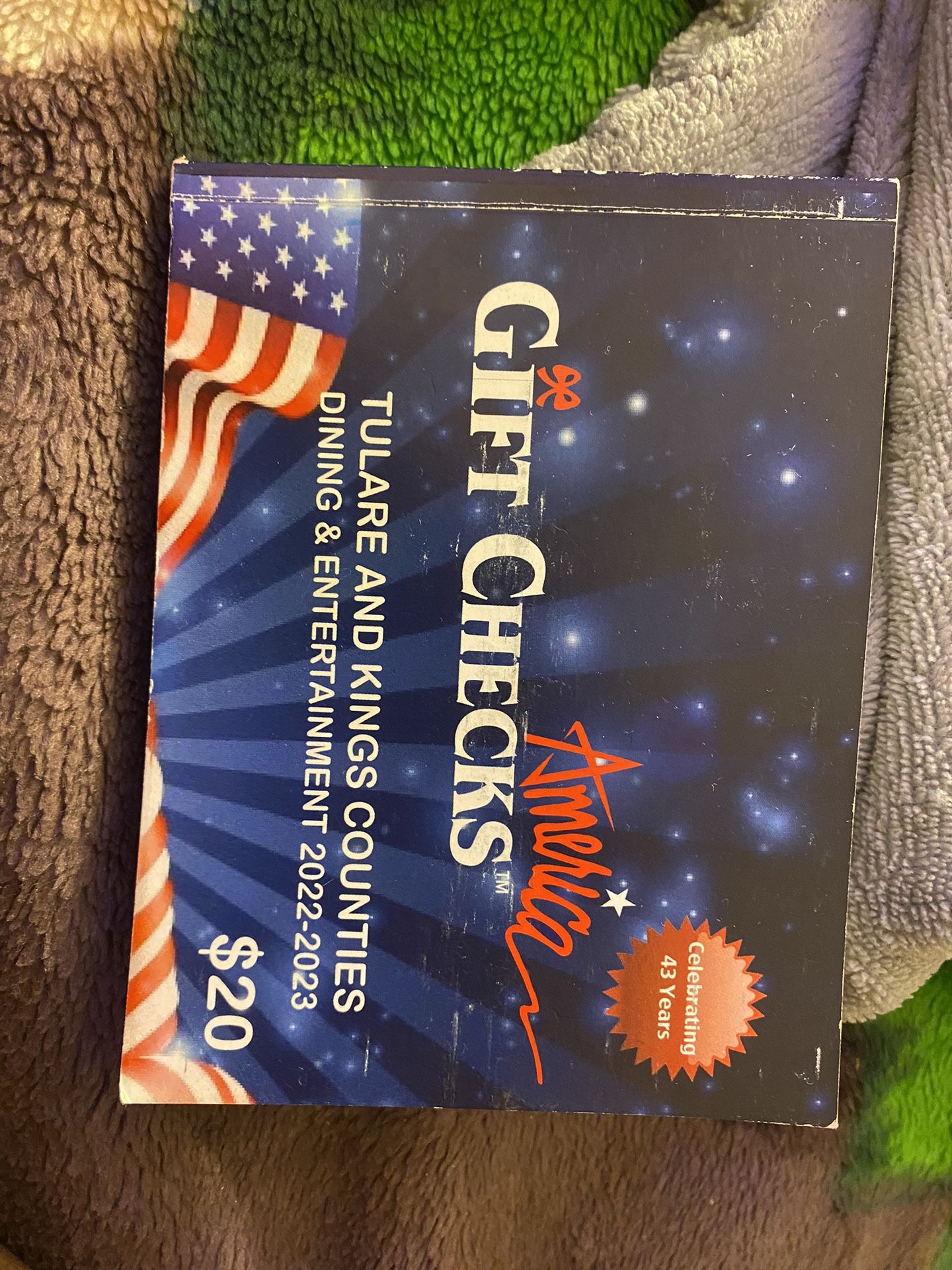 Gift Checks Book