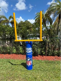 Replica Football Goal Post Bud Light NFL Fantasy 8ft x 4ft Tailgate Field Goal