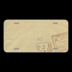 License Plate Novelty Car Front Tag Banner Web Banner Vintage