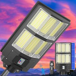 2 pack 1000W High-Intensity LED Solar Street Light