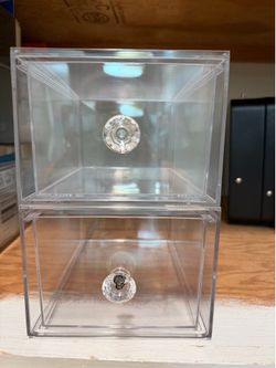 Cute new Clear drawer organizers 8x6x4.5