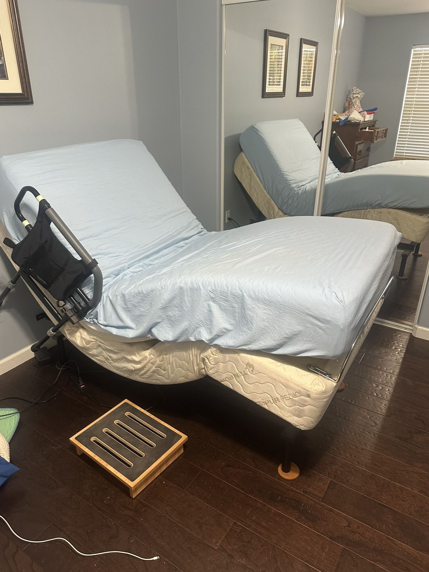 Tempur-Pedic Twin Bed Adjustable Hospital Style