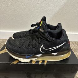 Nike Lebron 17 Low “WITH BOX” CD5007-002 Basketball Sneakers Black White Size 9