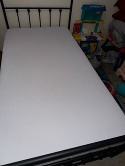 Twin Bed Frame with Free Mattress