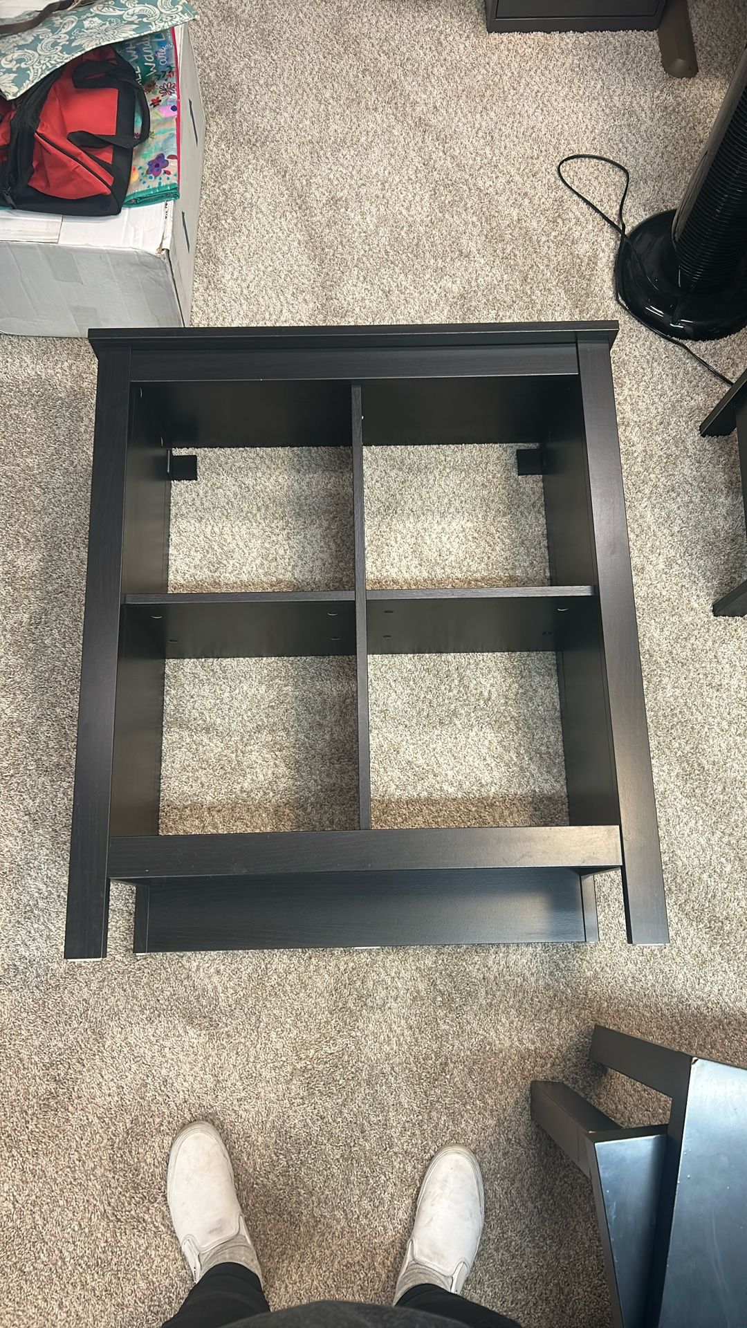 Medium Black Bookshelf