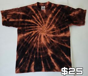Bleached Tie Dye T Shirt