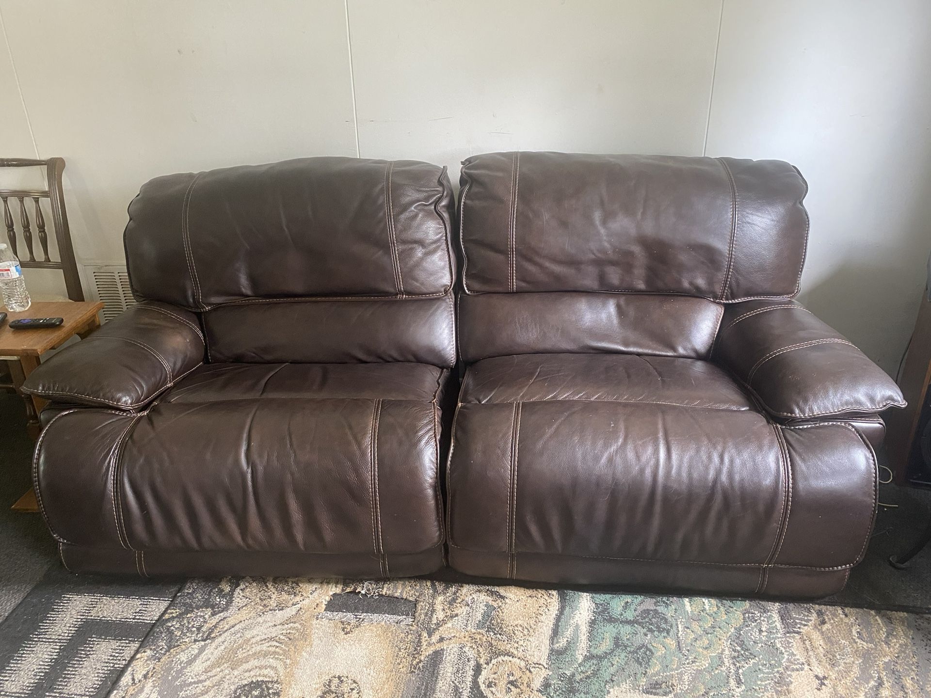 Electrical Leather Couch