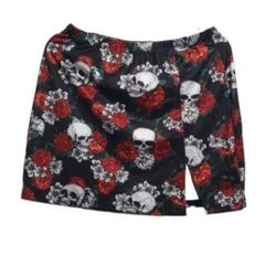 Skull/Catrina Día De Muertos Skirt Adult Woman's Halloween Costume. Size Large .