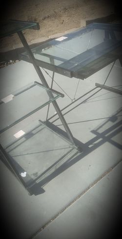 Glass Desk
