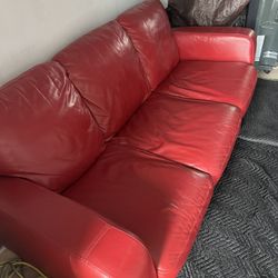 Leather Couch 