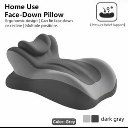 New Gray Ergonomic Backrest with pillow included - multipurpose pillow