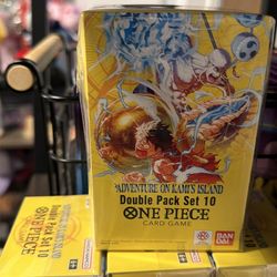 One piece double pack booster cards