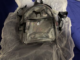 VS Pink Clear Backpack 