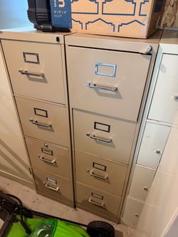 metal filing cabinets