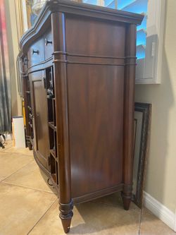 Marble Buffet/Wine Cabinet