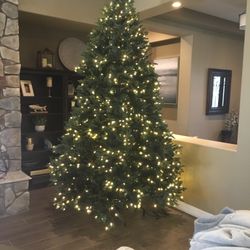 Balsam Hill 9ft Pre-Lit Norway Spruce Xmas Tree & Balsam Hill storage bag