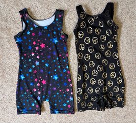 Little girls gymnastics leotards size 7