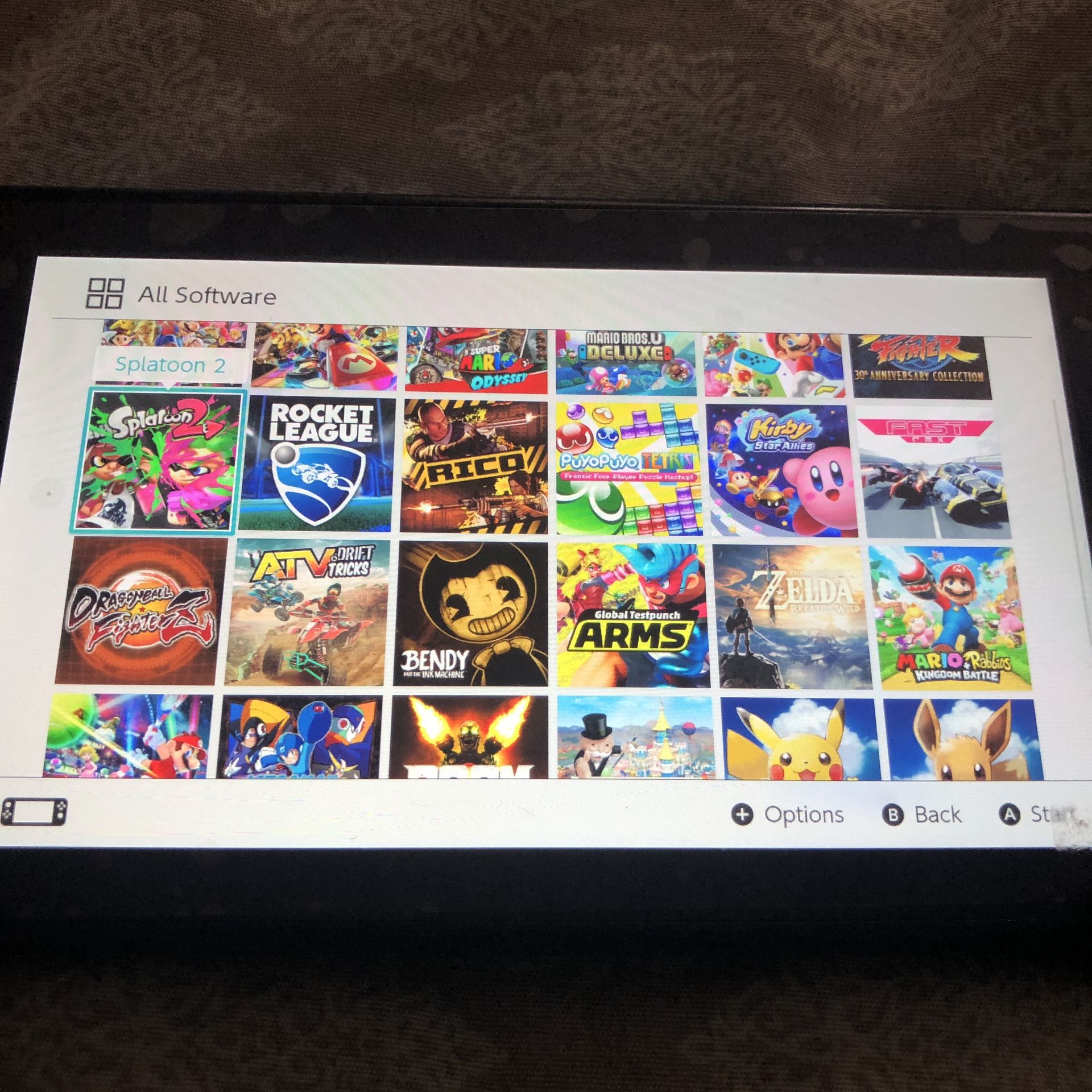 Nintendo switch with 20 plus games