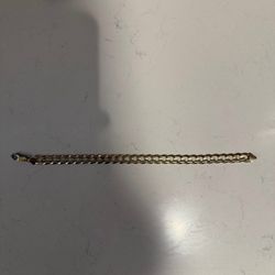 10k Solid Yellow Gold- 9”- 17 Gram Curb Link Chain